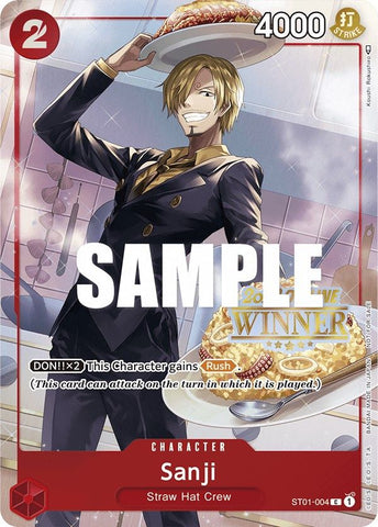 Sanji (Offline Regional 2023) [Winner] [One Piece Promotion Cards]