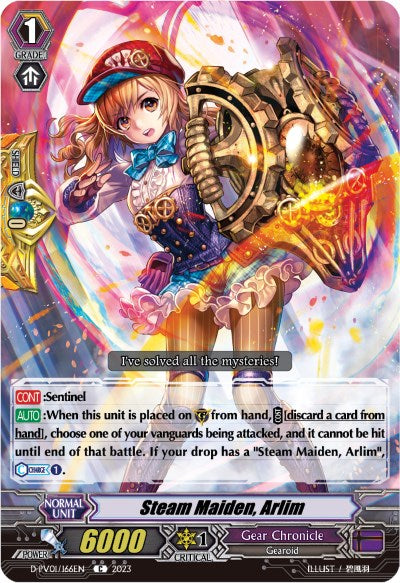 Steam Maiden, Arlim (D-PV01/166EN) [History Collection]