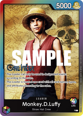 Monkey.D.Luffy (Leader Pack - Live Action) (Sealed Battle 2023 Vol. 1) [One Piece Promotion Cards]