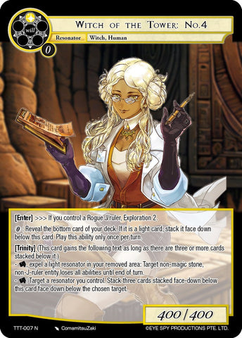Witch of the Tower: No.4 (TTT-007 N) [Thoth of the Trinity]