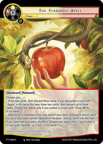 The Forbidden Apple (TTT-096 R) [Thoth of the Trinity]