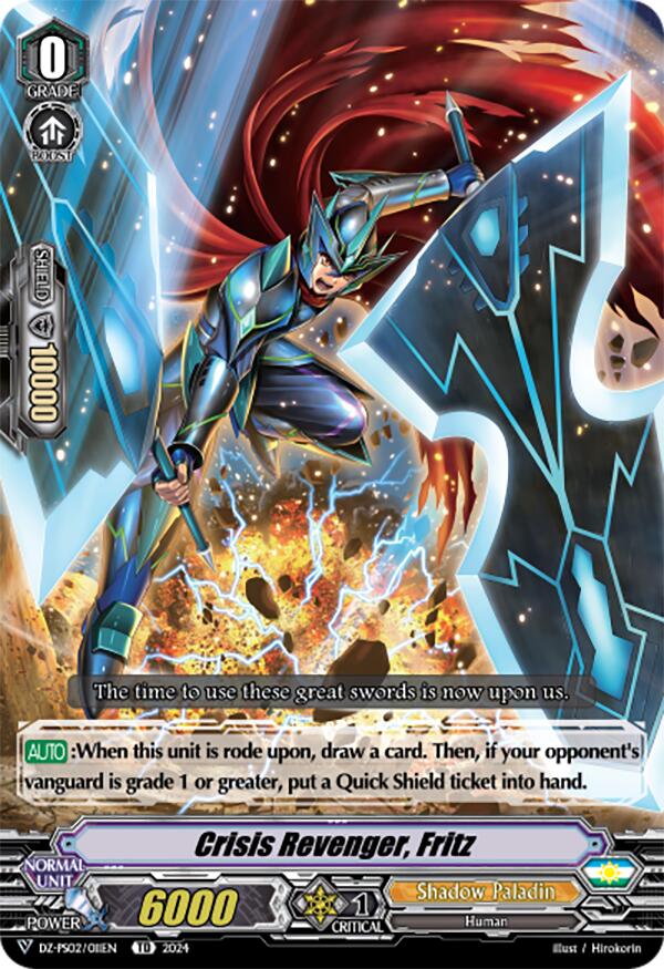 Crisis Revenger, Fritz (DZ-PS02/011EN) [Premium Deckset "Revenger"]