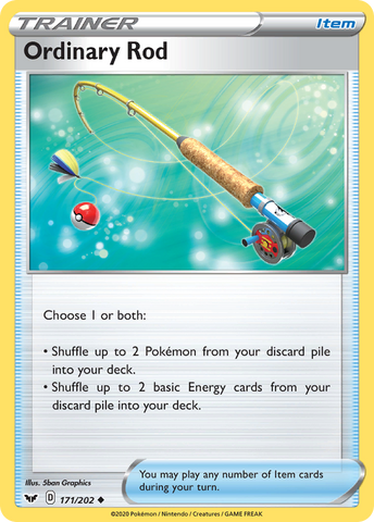 Ordinary Rod (171/202) [Sword & Shield: Base Set]