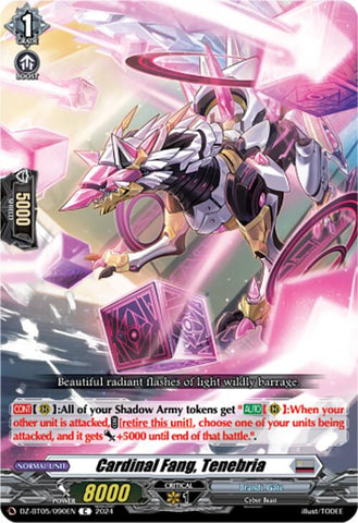 Cardinal Fang, Tenebria (DZ-BT05/090EN) [DZ-BT05: Omniscient Awakening]