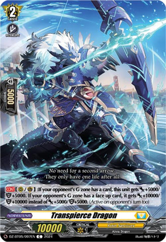 Transpierce Dragon (DZ-BT05/097EN) [DZ-BT05: Omniscient Awakening]