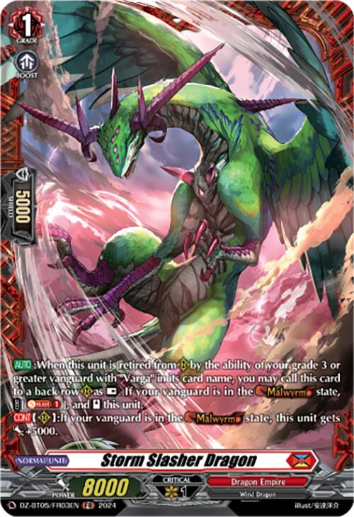 Storm Slasher Dragon (DZ-BT05/FR03EN) [DZ-BT05: Omniscient Awakening]