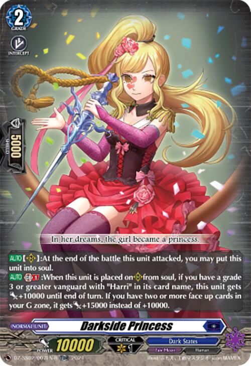 Darkside Princess (TDR) (DZ-SS02/007EN-R) [DZ-SS02: Stride Deckset -Harri-]