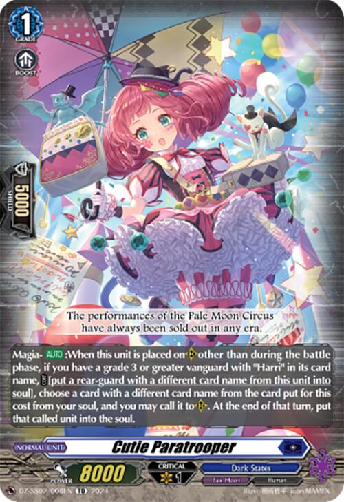 Cutie Paratrooper (DZ-SS02/008EN) [DZ-SS02: Stride Deckset -Harri-]