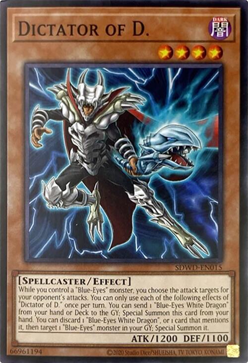 Dictator of D. (Unlimited Misprint) [SDWD-EN015] Common