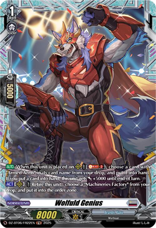 Wolfuld Genius (DZ-BT06/FR22EN) [Generation Dragenesis]
