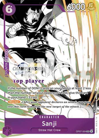 Sanji (Championship 2024 Top Player Pack Vol. 2) [One Piece Promotion Cards]