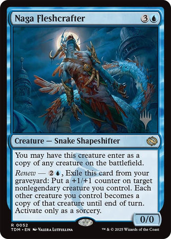 Naga Fleshcrafter (Promo Pack) [Tarkir: Dragonstorm Promos]