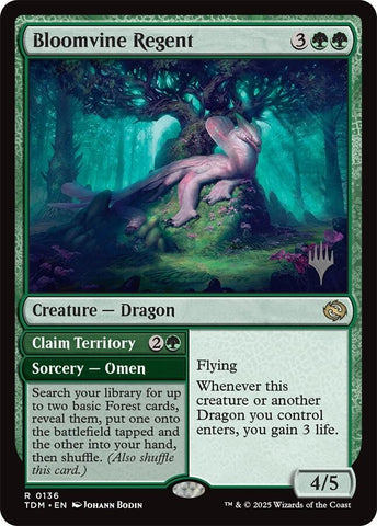 Bloomvine Regent (Promo Pack) [Tarkir: Dragonstorm Promos]
