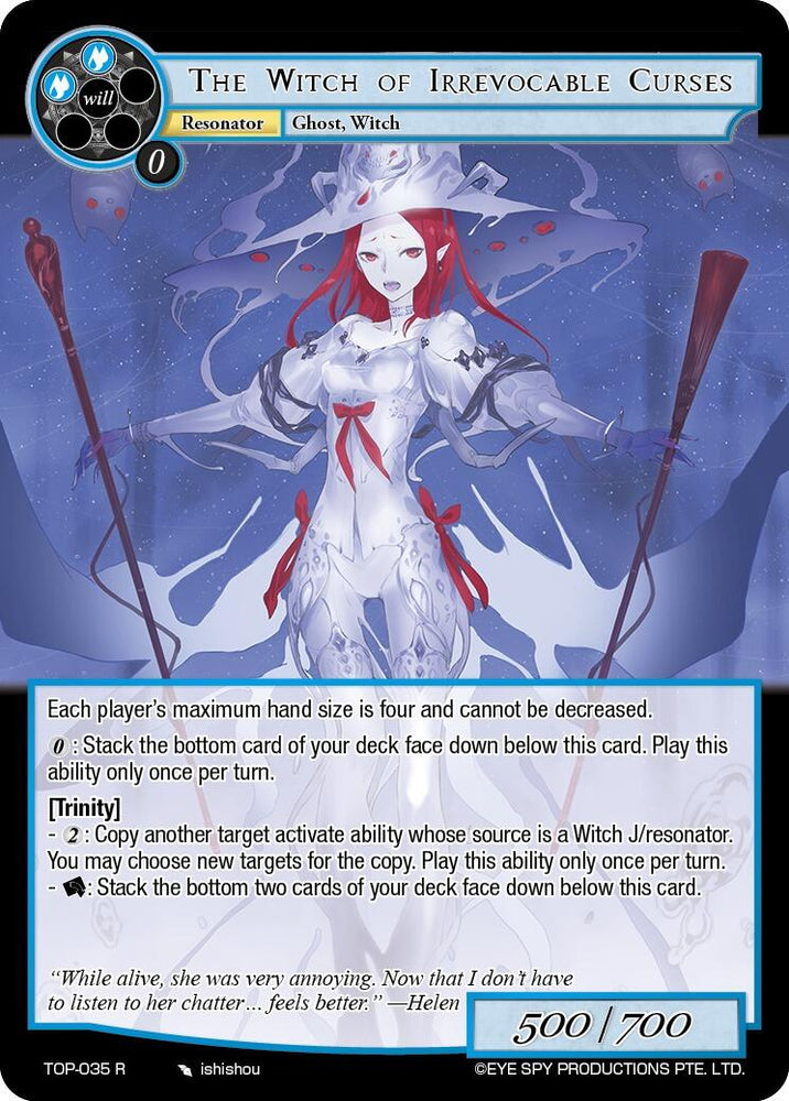 The Witch of Irrevocable Curses (TOP-035 R) [Ten Oaths of Protopaterpolis' War]