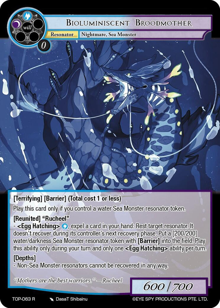 Bioluminiscent Broodmother (TOP-063 R) [Ten Oaths of Protopaterpolis' War]