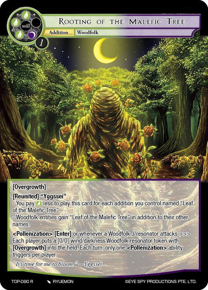 Rooting of the Malefic Tree (TOP-090 R) [Ten Oaths of Protopaterpolis' War]