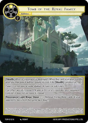 Tomb of the Royal Family (TOP-012 N) [Ten Oaths of Protopaterpolis' War]