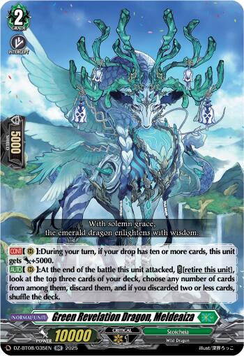 Jade Dragon, Meldeaiza (DZ-BT08/035EN) [Knights 0f Rebirth]