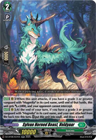 Sylvan Horned Beast, Voldyaar (DZ-BT08/037EN) [Knights 0f Rebirth]