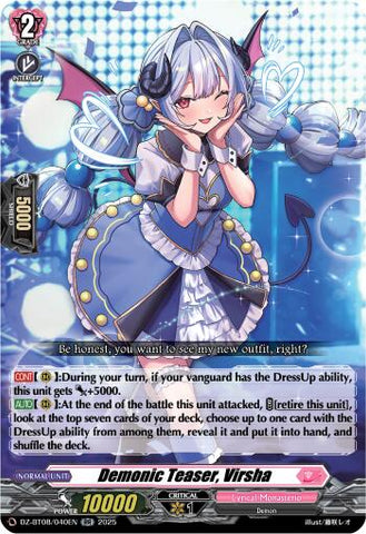 Demonic Teaser, Virsha (DZ-BT08/040EN) [Knights 0f Rebirth]