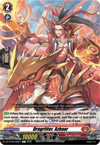 Dragritter, Azhaar (DZ-BT08/068EN) [Knights 0f Rebirth]