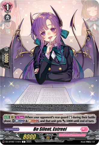 Be Silent, Estreei (DZ-BT08/114EN) [Knights 0f Rebirth]