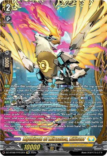 Mythisch of Miracles, Rifistor (DZ-BT08/FFR12EN) [Knights 0f Rebirth]