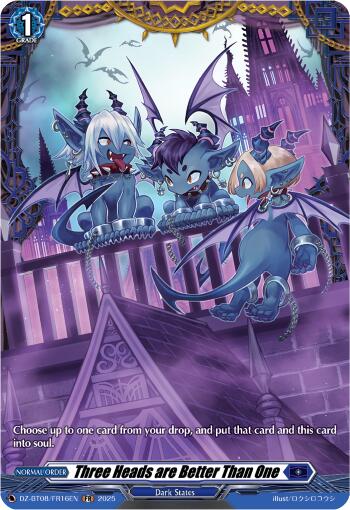 Three Heads are Better Than One (DZ-BT08/FR16EN) [Knights 0f Rebirth]