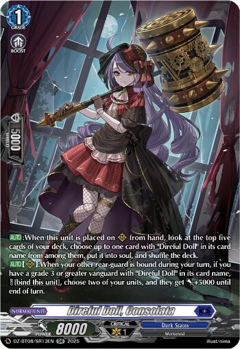 Direful Doll, Consolata (DZ-BT08/SR13EN) [Knights 0f Rebirth]