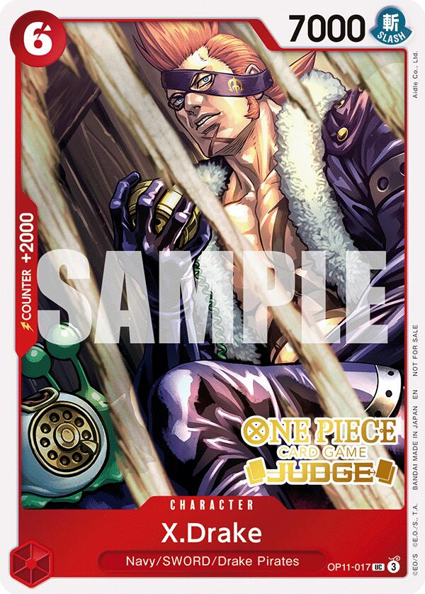 X.Drake (Judge Pack Vol. 7) [One Piece Promotion Cards]