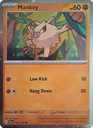 Mankey (106/193) (Cosmos Holo) [Scarlet & Violet: Paldea Evolved]