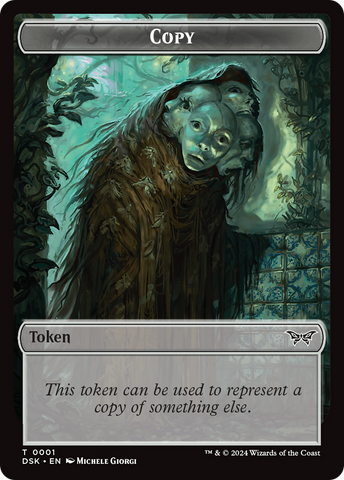 Copy Token [Duskmourn: House of Horror Tokens]