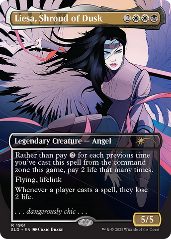 Liesa, Shroud of Dusk (Rainbow Foil) [Secret Lair Drop Series]