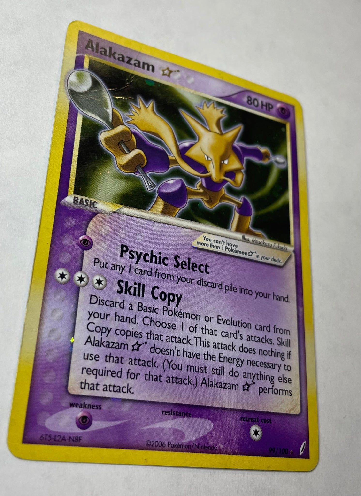 Alakazam (Gold Star) - Crystal Guardians Alakazam (Gold Star) - Crystal Guardians