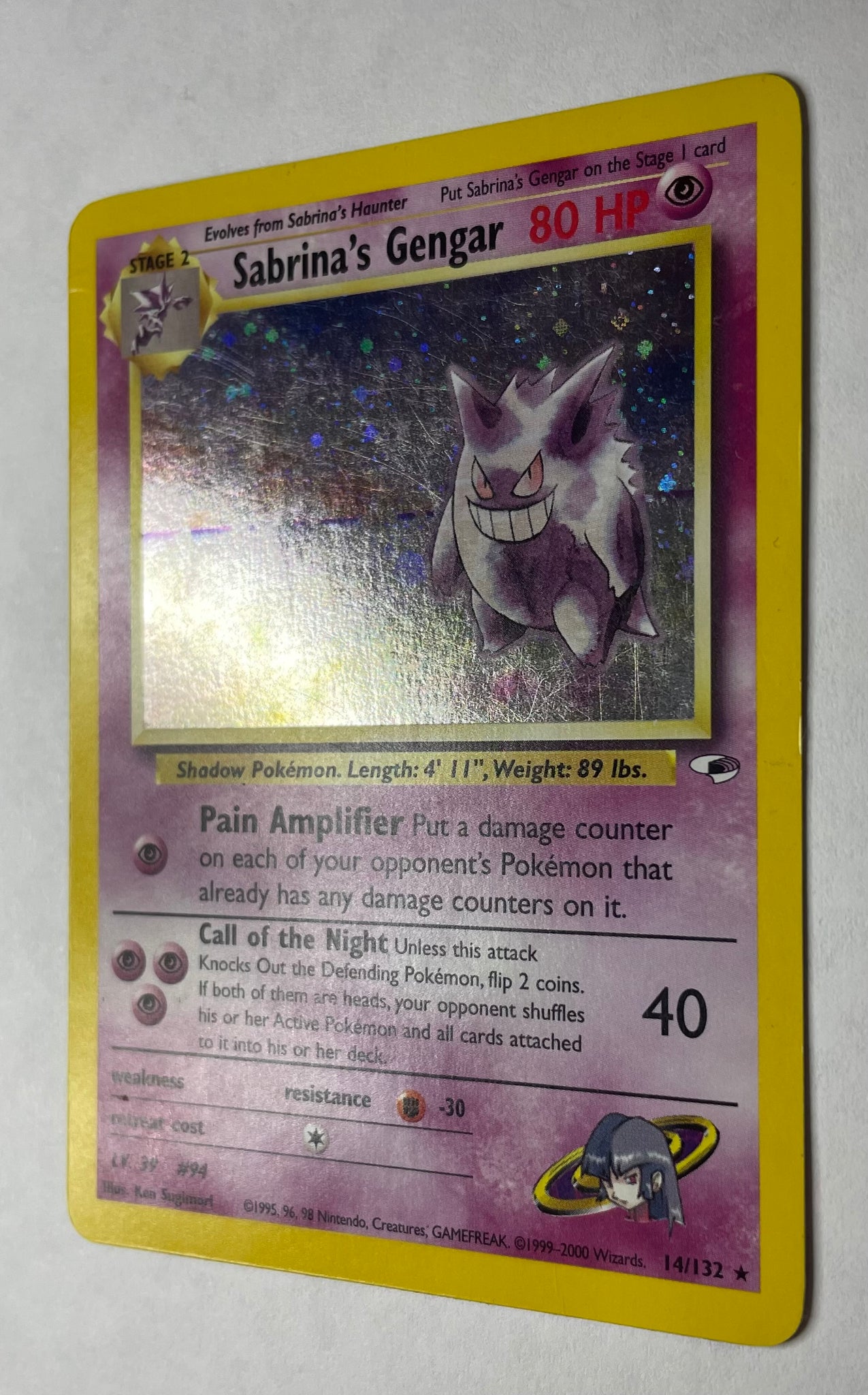 Sabrina's Gengar- Gym Heroes Sabrina's Gengar- Gym Heroes