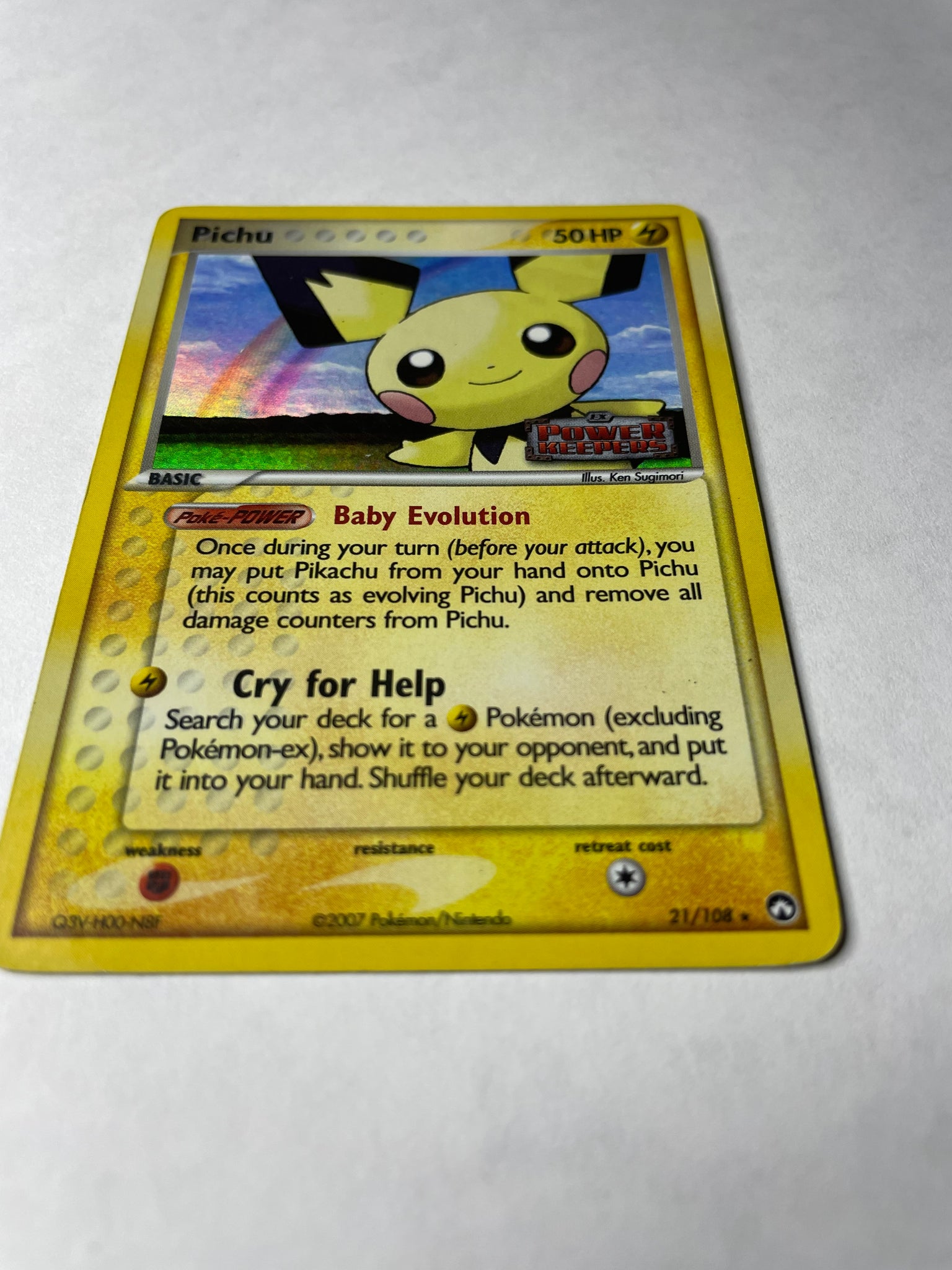 Pichu (Power Keepers Stamped) Pichu (Power Keepers Stamped)