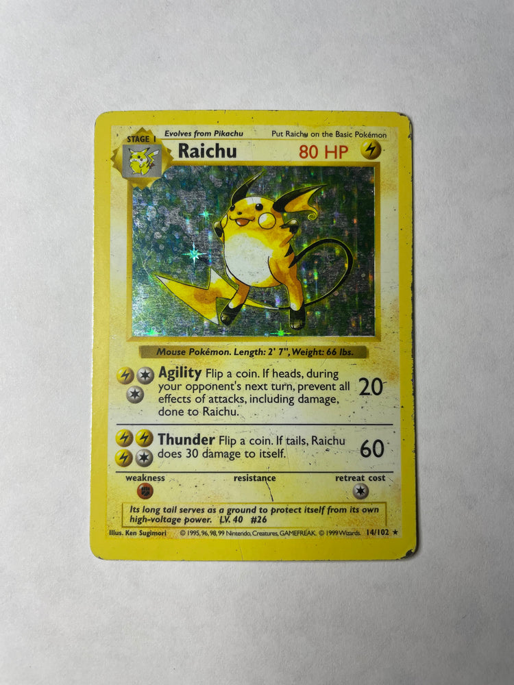 Raichu (Shadowless)- Base Set