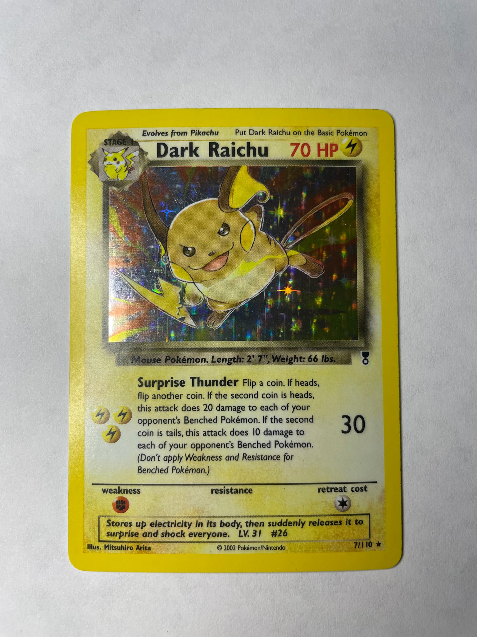 Dark Raichu - Legendary Collection Dark Raichu - Legendary Collection