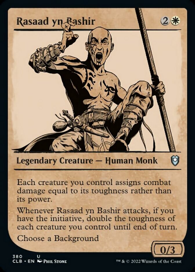Rasaad yn Bashir (Showcase) [Commander Legends: Battle for Baldur's Gate]