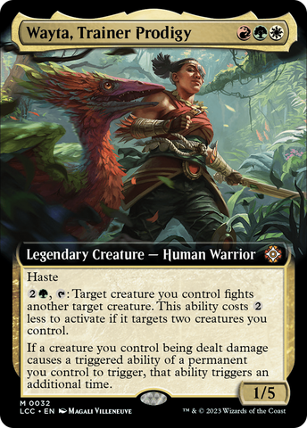 Wayta, Trainer Prodigy (Extended Art) [The Lost Caverns of Ixalan Commander]