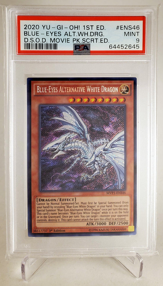 2020 Yu-Gi-Oh! DSOD ENS46 Blue-Eyes Alternative White Dragon 1st Edition PSA 9