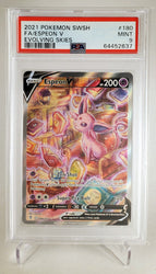 2021 Pokemon Sword & Shield Evolving Skies 180 Full Art/Espeon V PSA 9