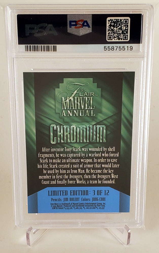 1995 Flair '95 Iron Man PSA 9