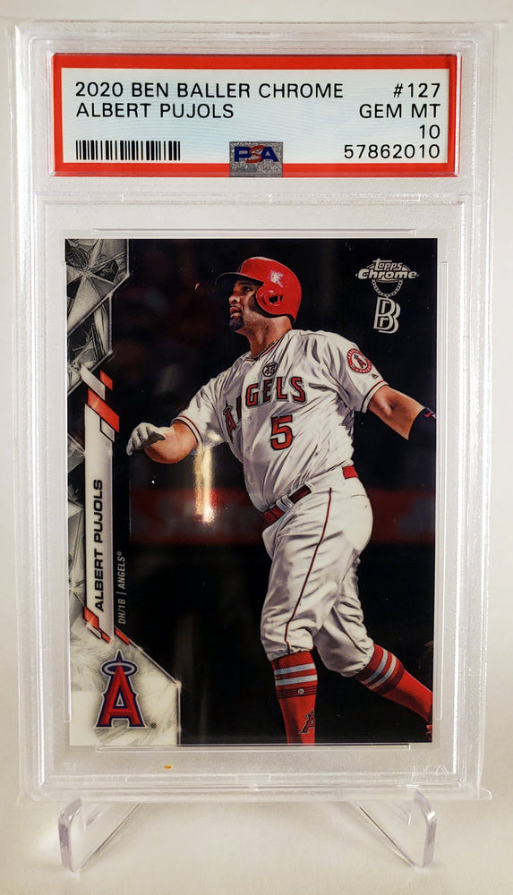 2020 Ben Baller Chrome #127 Albert Pujols PSA 10