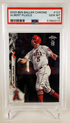 2020 Ben Baller Chrome #127 Albert Pujols PSA 10