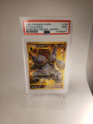 2020 Pokemon Darkness Ablaze 198 Coalossal Secret Rare PSA 9