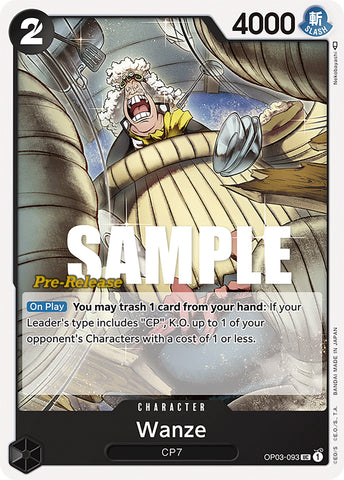 Wanze [Pillars of Strength Pre-Release Cards]