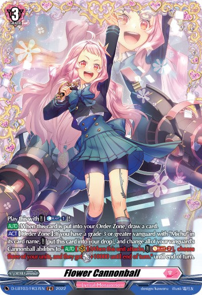 Flower Cannonball (D-LBT03/FR37EN) [Lyrical Monasterio: Summertime Memories!]