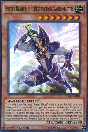 Buster Blader, the Destruction Swordmaster [BOSH-EN018] Ultra Rare