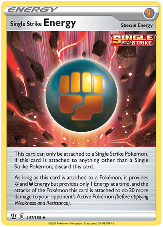 Single Strike Energy (141/163) [Sword & Shield: Battle Styles]